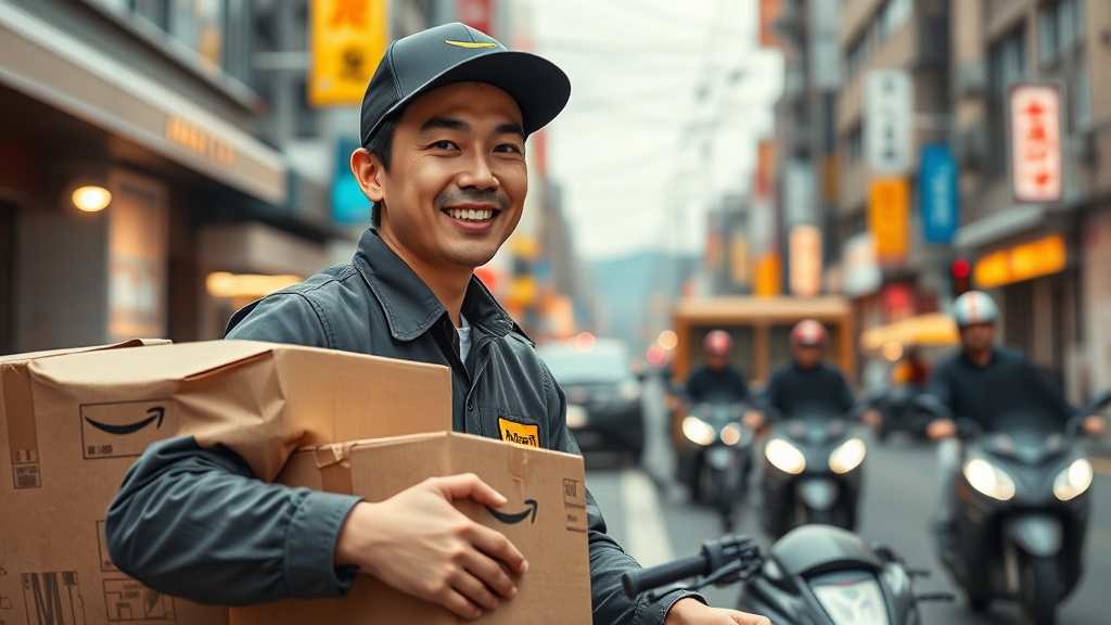 外国人ドライバーによるAmazon配送の効率化